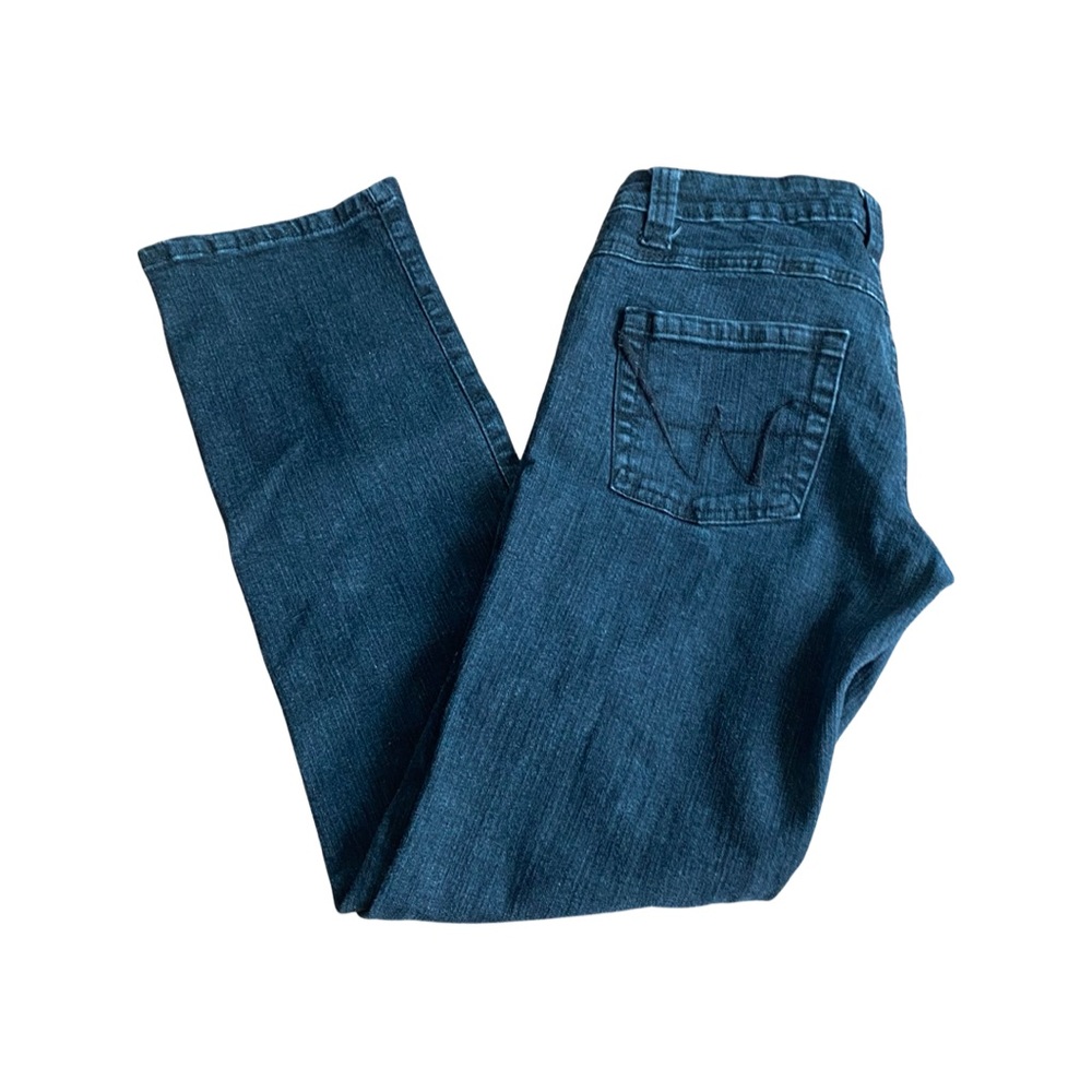 Black wet seals straight leg pants jeans